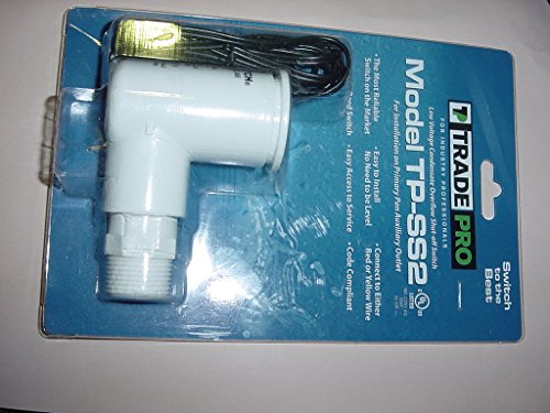 TradePro - 97634 - Safe-T-Switch SS2 Primary Pan Secondary drain outlet Condensate shutoff switch TradePro - 97634 - Safe-T-Switch SS2 Primary Pan Secondary drain outlet Condensate shutoff switch