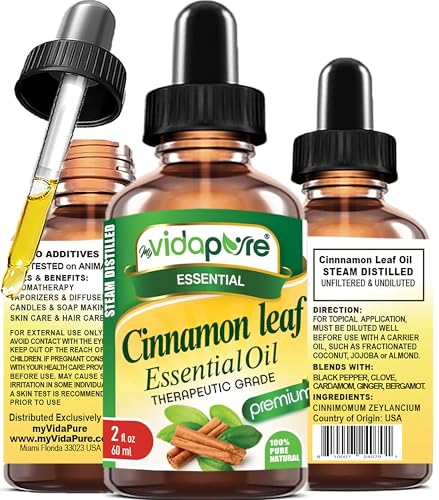 Aceite Esencial de Hoja de Canela 60 ml Natural Puro miniatura 1