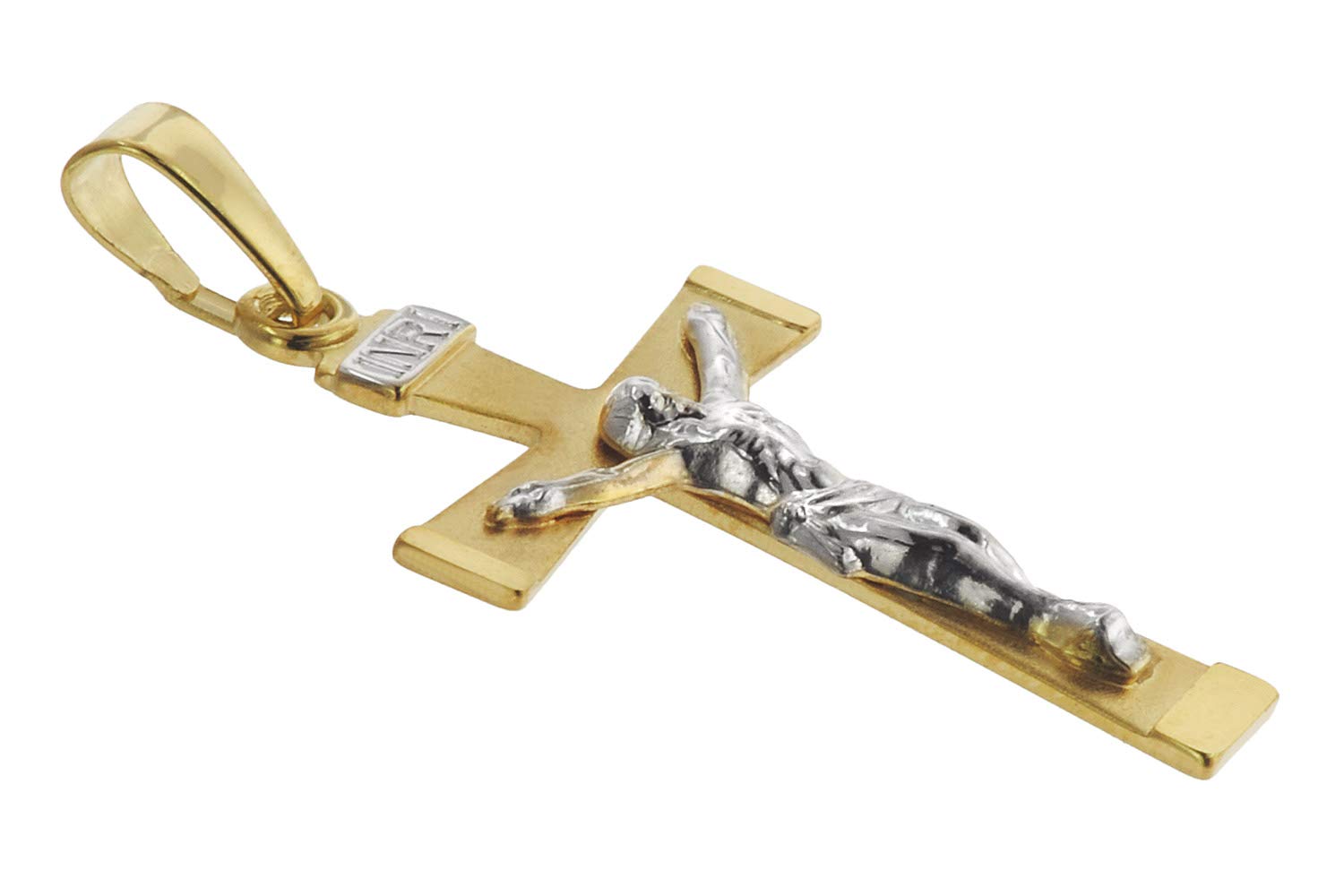 trendor Kruzifix Gold 333/8 Karat mit plattierter Halskette 08566