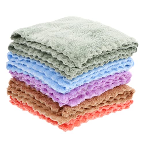 POPETPOP 10Piezas Toallas para Bebés y Pequeños de Ultra Suave Toallas Reutilizables para Absorbentes y Transpirables para Recién Nacidos