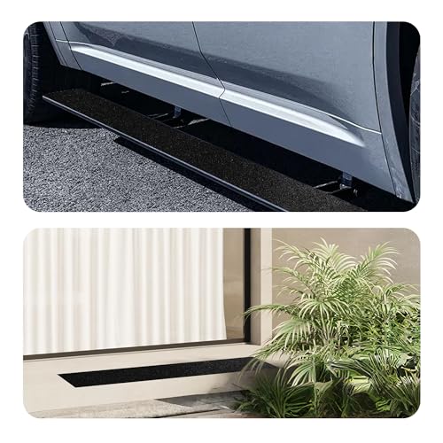 Image of Black Anti Slip Tape, PVC Anti Slip Frosted Tape, Staircase Anti Slip Tape, Black 100mm*10m,1 Piece for Sale
