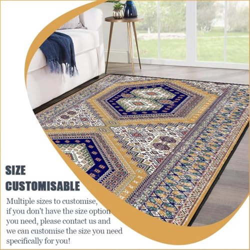 Alfombra pasillo para cocina y entrada en tono azul envejecido 6