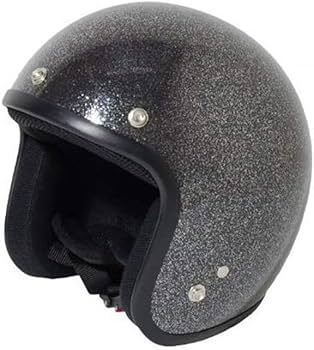 Amazon | バイクパーツセンターバイクヘルメットジェットブラックラメ Amazon | バイクパーツセンターバイクヘルメットジェットブラックラメ