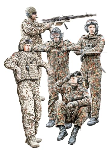 MiniArt 37032 1:35 Fig. BW Panzerbesatzung (5) - originalgetreue Nachbildung, Modellbau, Plastik Bausatz, Basteln, Hobby, Kleben, Modellbausatz, Figuren Bausatz MiniArt 37032 1:35 Fig. BW Panzerbesatzung (5) - originalgetreue Nachbildung, Modellbau, Plastik Bausatz, Basteln, Hobby, Kleben, Modellbausatz, Figuren Bausatz