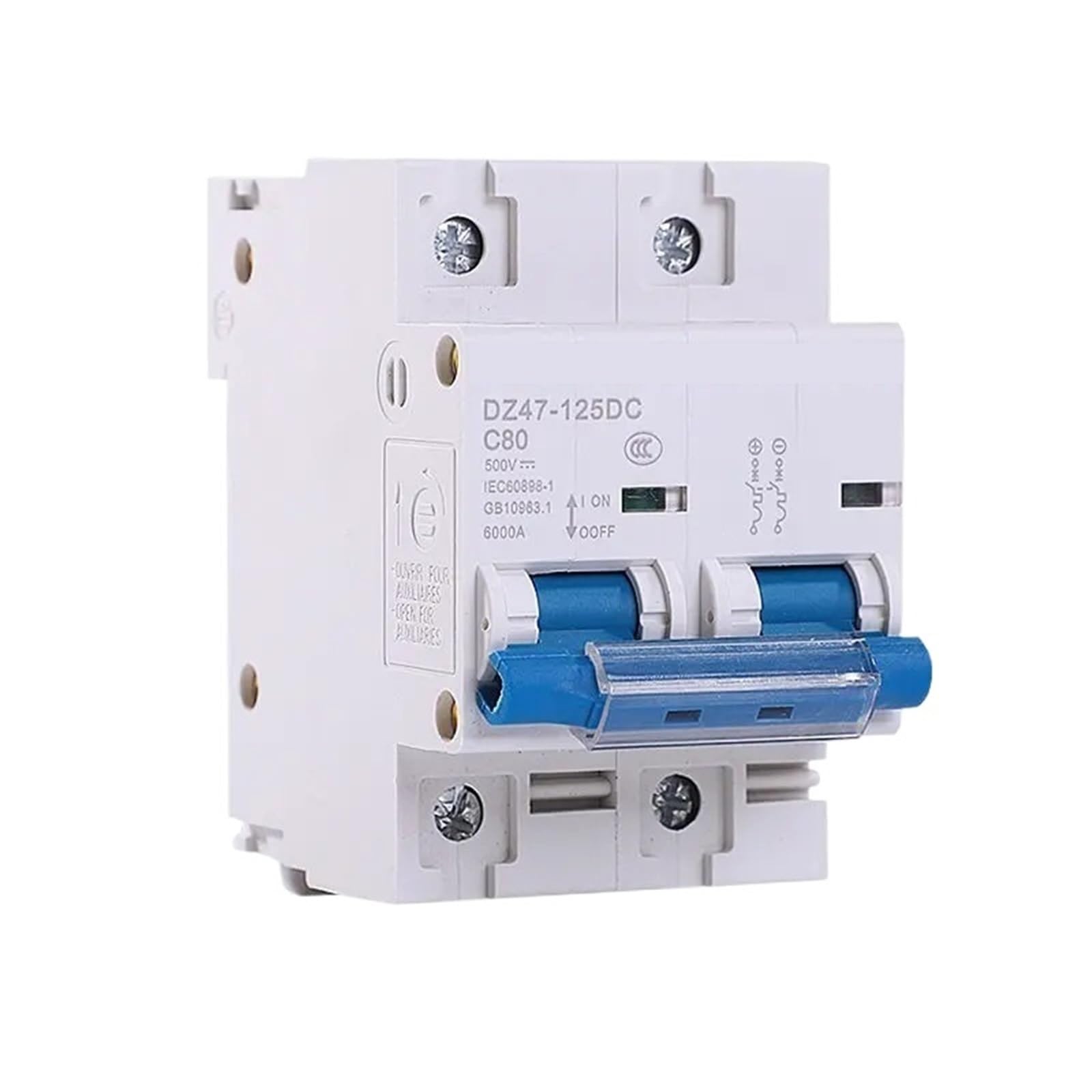 Disjoncteur solaire 1P DC500V 100A haute capacité de coupure continue - 6