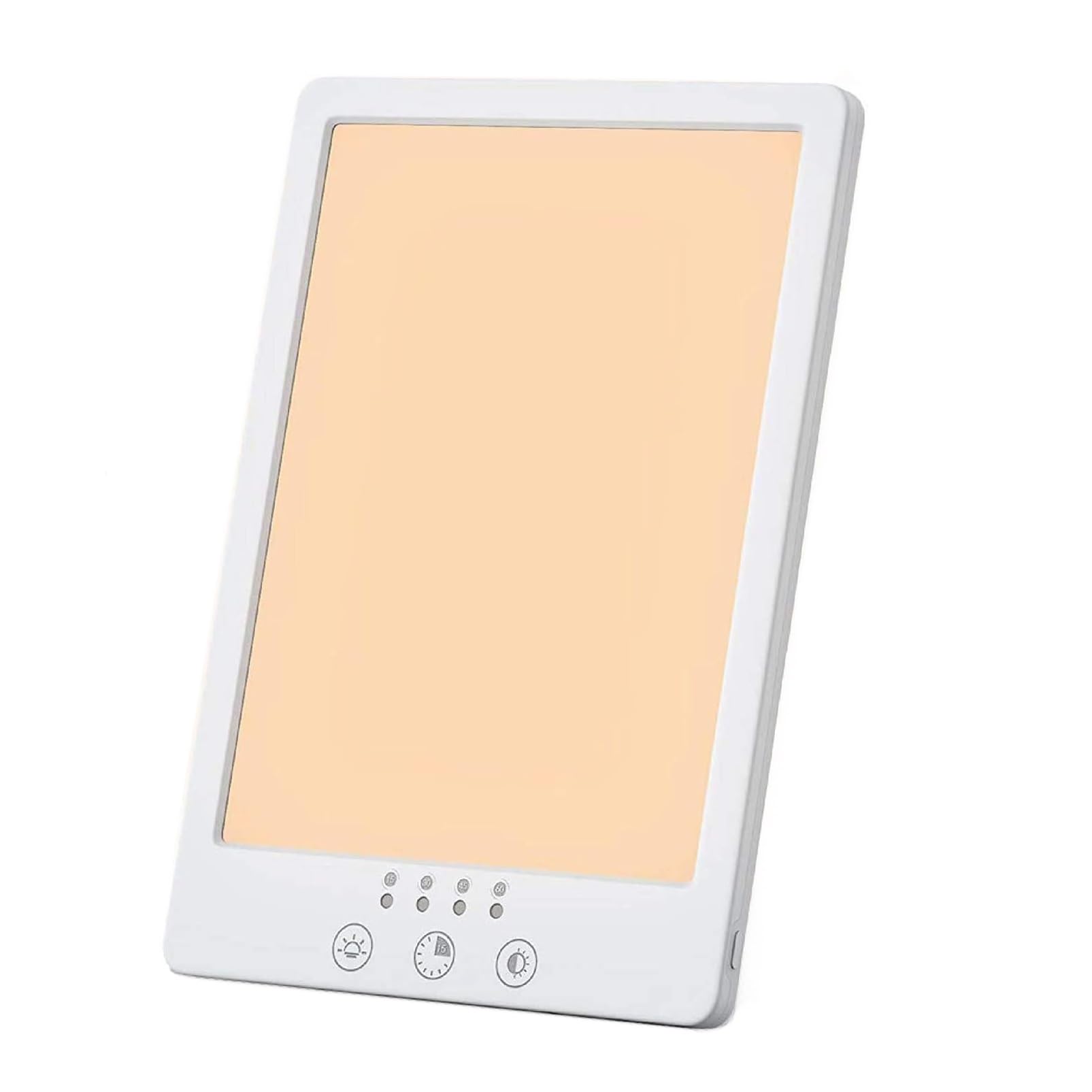 Lampe de luminothérapie, lumière de thérapie LED avec minuterie, sans UV 10 000 Lux et 3 luminosité réglables et boîte de thérapie portable avec lumières solaires for TAS/dépression