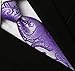 KissTies Mens Lilac Purple Paisley Tie Lavender Holiday Necktie + Gift Box