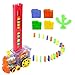 Produktbild Zerodis Kinder Zug Spielzeug Set Kinder elektronische Zug pädagogisches Spielzeug Set Domino Blöcke Set interessante Familie Spiel Spielzeug für Babys