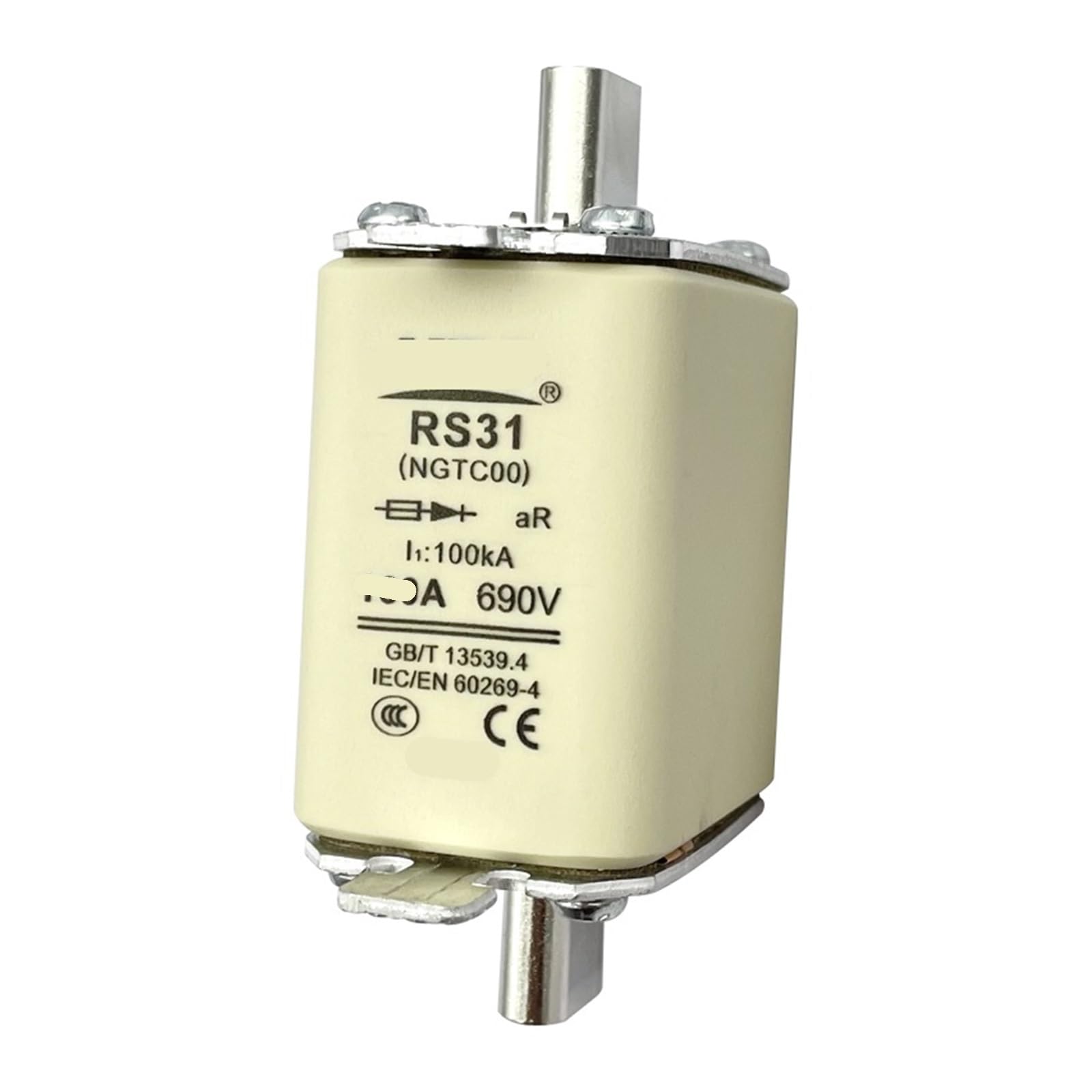 Fusible RS31-200A 63A : évitez les pannes de surtension en 690V 100KA