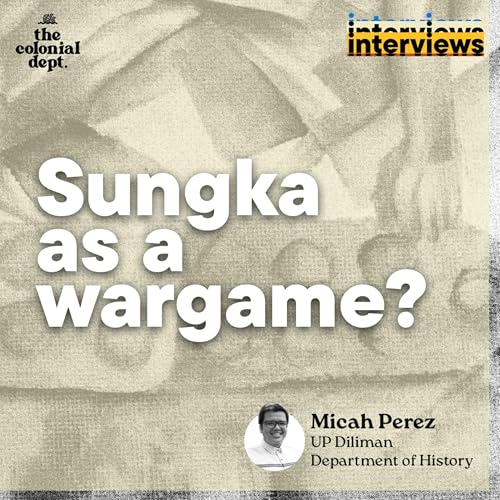 INTERVIEW: Sungka as a wargame?