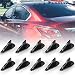 Alpha racing Air Vortex Generator Diffuser Shark Fin 10pcs Set Kit for Spoiler Roof Wing