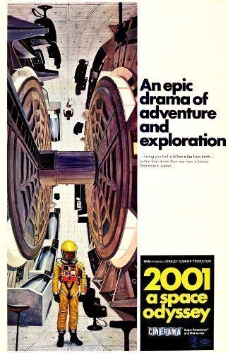 2001 A Space Odyssey Vintage Sci-FI Movie Poster (A3 Size)