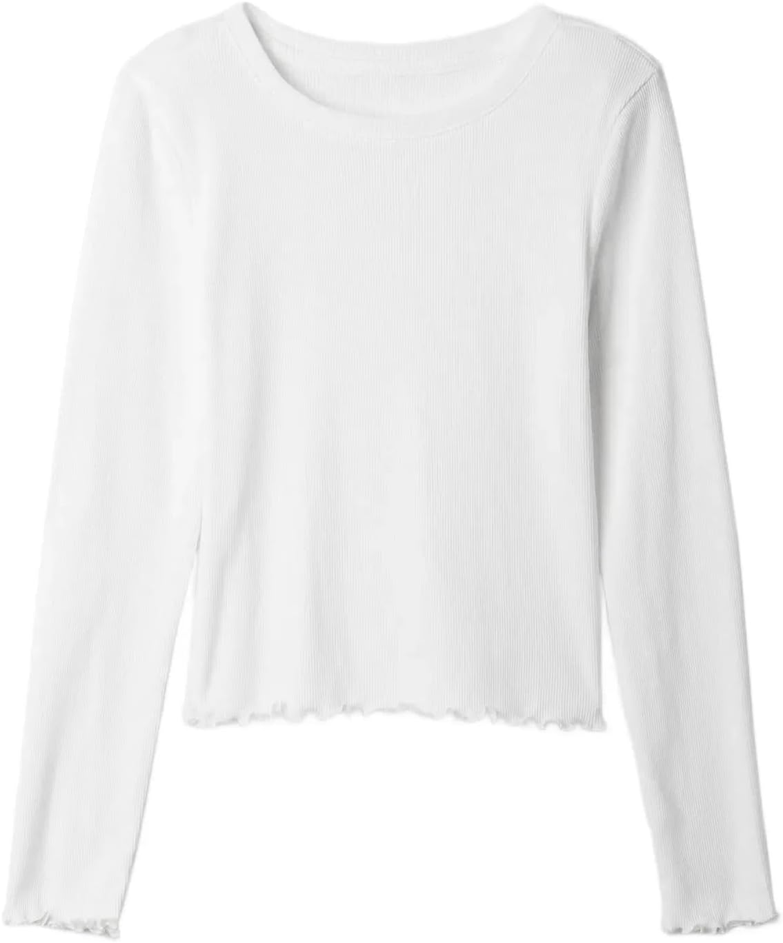Gap Girls' Long Sleeve Ribbed Tee