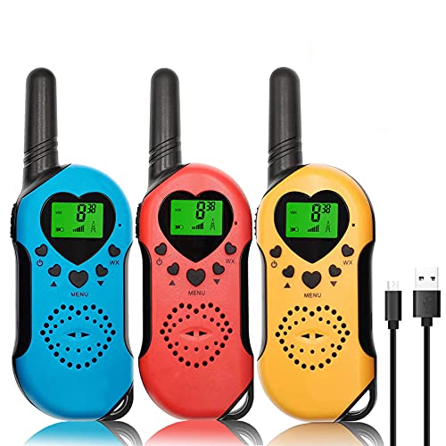 トランシーバー 3台セット USB充電  免許不要  VOXハンズフリー Amazon | トランシーバー 3台セット 免許不要 トランシーバー