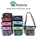 PetAmi Dog Treat Pouch, Pet Treat Pouch for Training, Dog Walking Bag Holder for Kibbles, Pet Food Toy, Dog Trainer Essentials Supplies, Poop Bag Dispenser, 3 Ways to Wear (Charcoal)