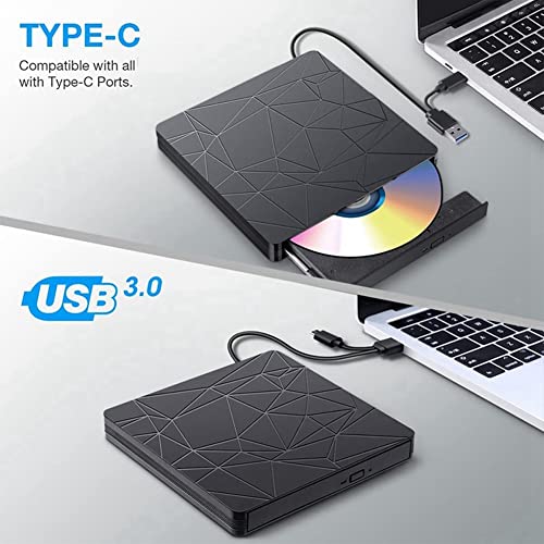 Lecteur CD-ROM graveur externe DVD double interface USB de Type C LAUDS - 4