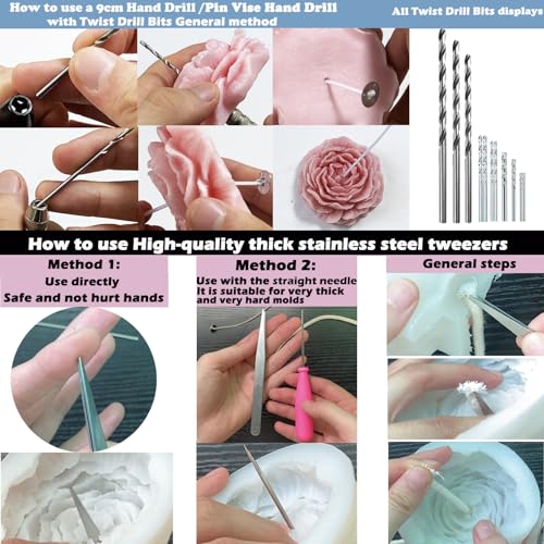 Image of 37PCS Candle Making Tools Set Adjustable Punch Needle Long Silicone Mold Needle Drill Candle Wick Hole Drill Steel Sticks to Make Holes in Candles Soap,Mold Punch Wicking Needle Tools Inserting Tool