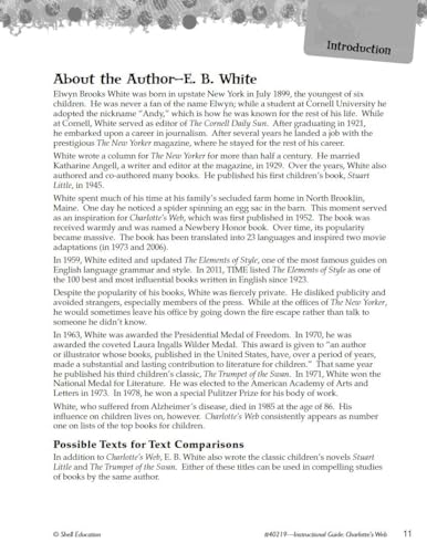 Image of Charlotte's Web: An Instructional Guide for Literature - Novel Study Guide for Elementary School Literature with Close Reading and Writing Activities (Great Works Classroom Resource)