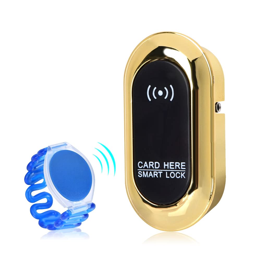 Keyless Smart Door Lock, Digital Deadbolt Gate Locks with RFID for Gym, Salon, Playground, Electronic Security Tool for Kids & Woman