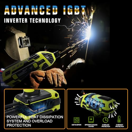 Image of TRQWH Portable Welding Machine 110V Handheld Welder | IGBT Inverter, 5 Variable Current Adjustment, Fit 1 /16 inch-1 /8 inch Welding Rods, for DIY /Home Repair /Farm Maintenance /Automotive