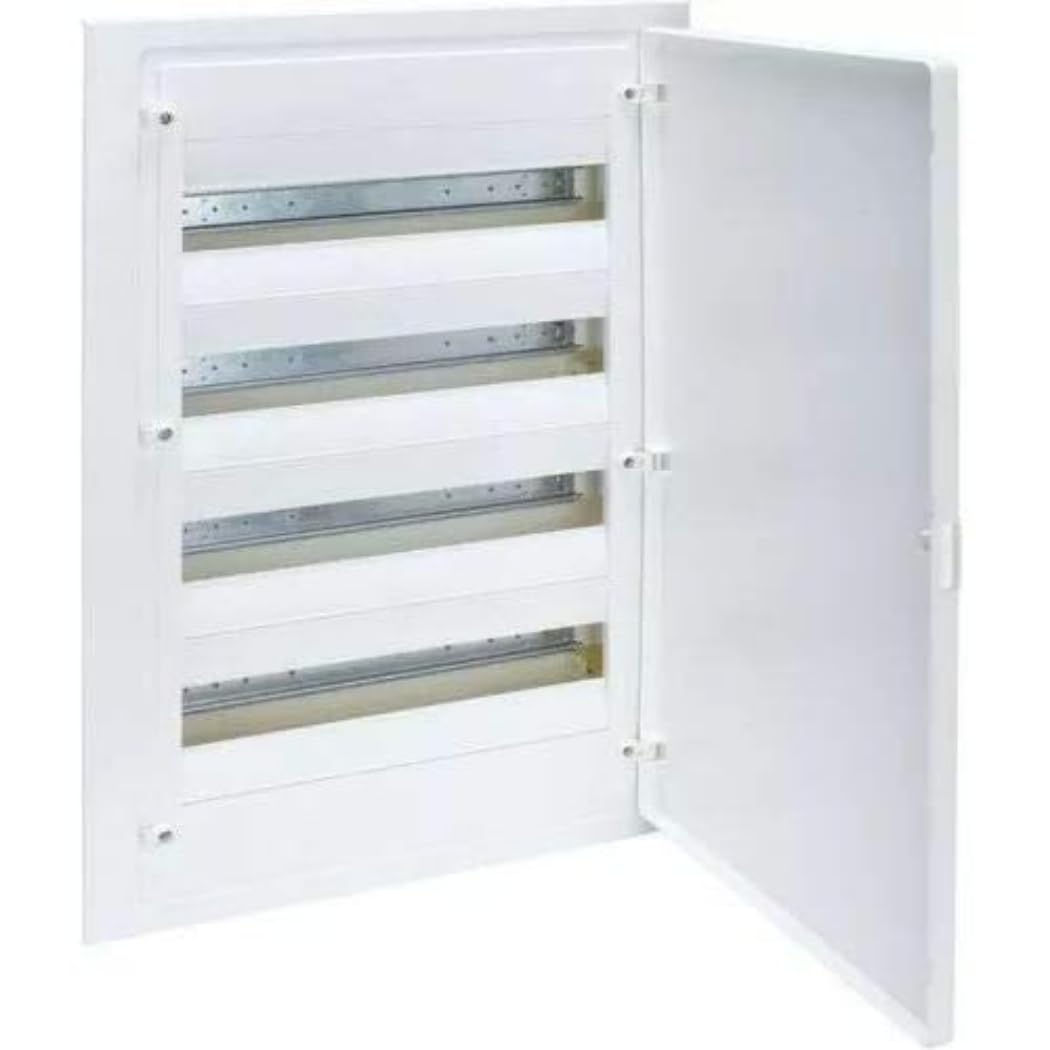 Caja empotrable golf serie VF 4 filas 72M puerta blanca regleta QC chasis