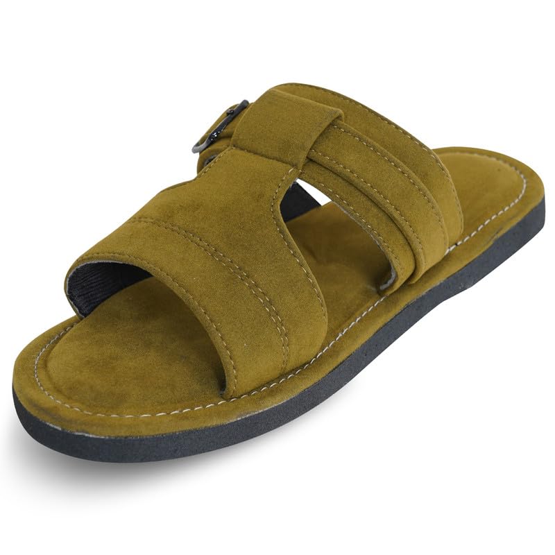 Image of DFR Sandals for Men, Daily Use Comfortable Ethnic Rajasthani Mens Slippers