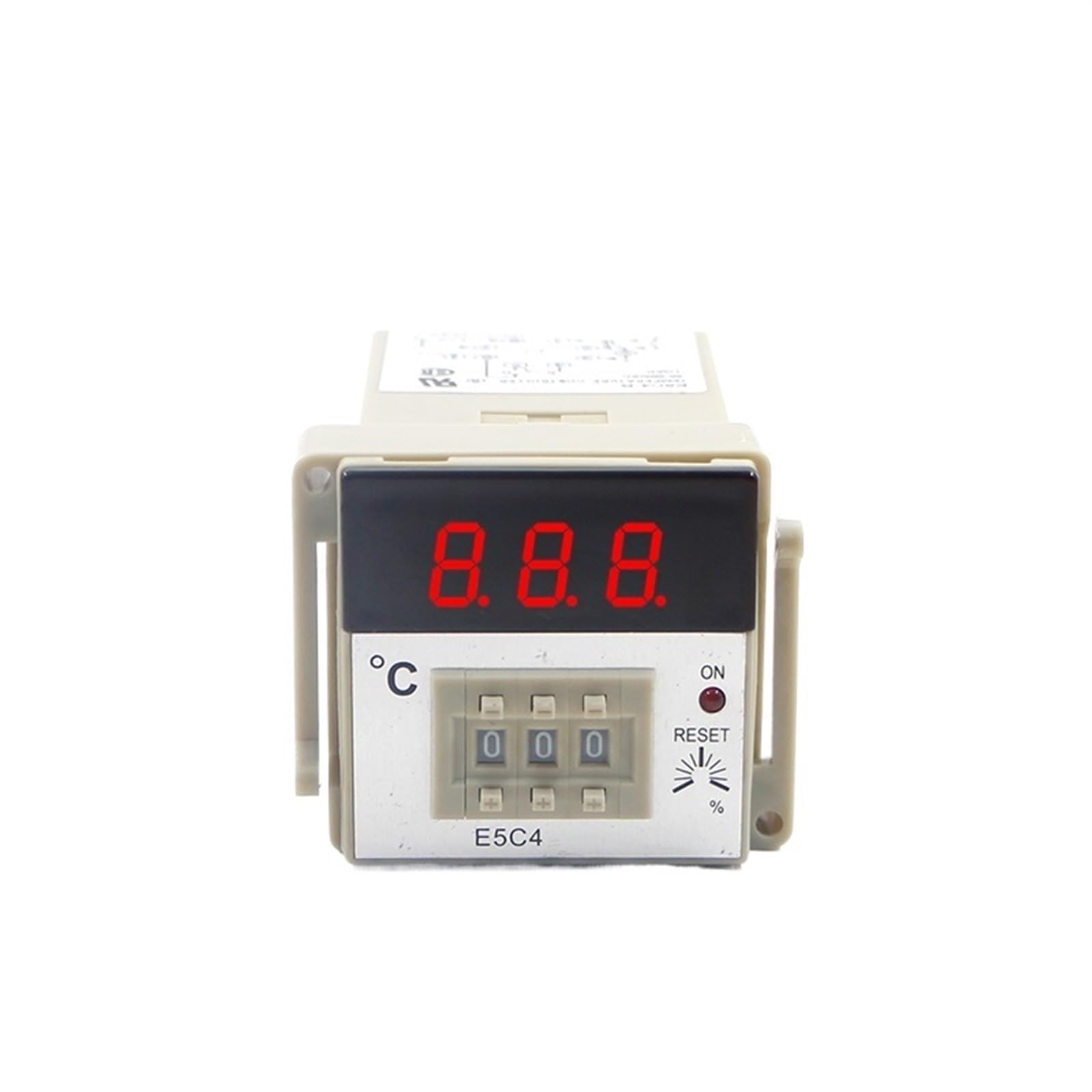 E5C4 Inteligentny regulator temperatury 0-399 stopni, z regulowaną podstawą do piekarnika, montaż AC220V, gniazdo przekaźnika, kontroler kodu wybierającego (bez gniazdka)