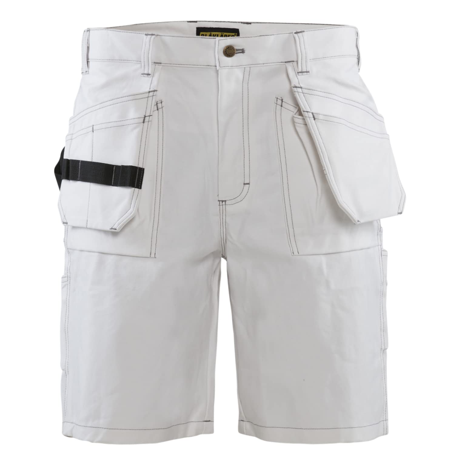 BLÅKLÄDERMen's Painter Durable Lightweight White Cotton Work Shorts