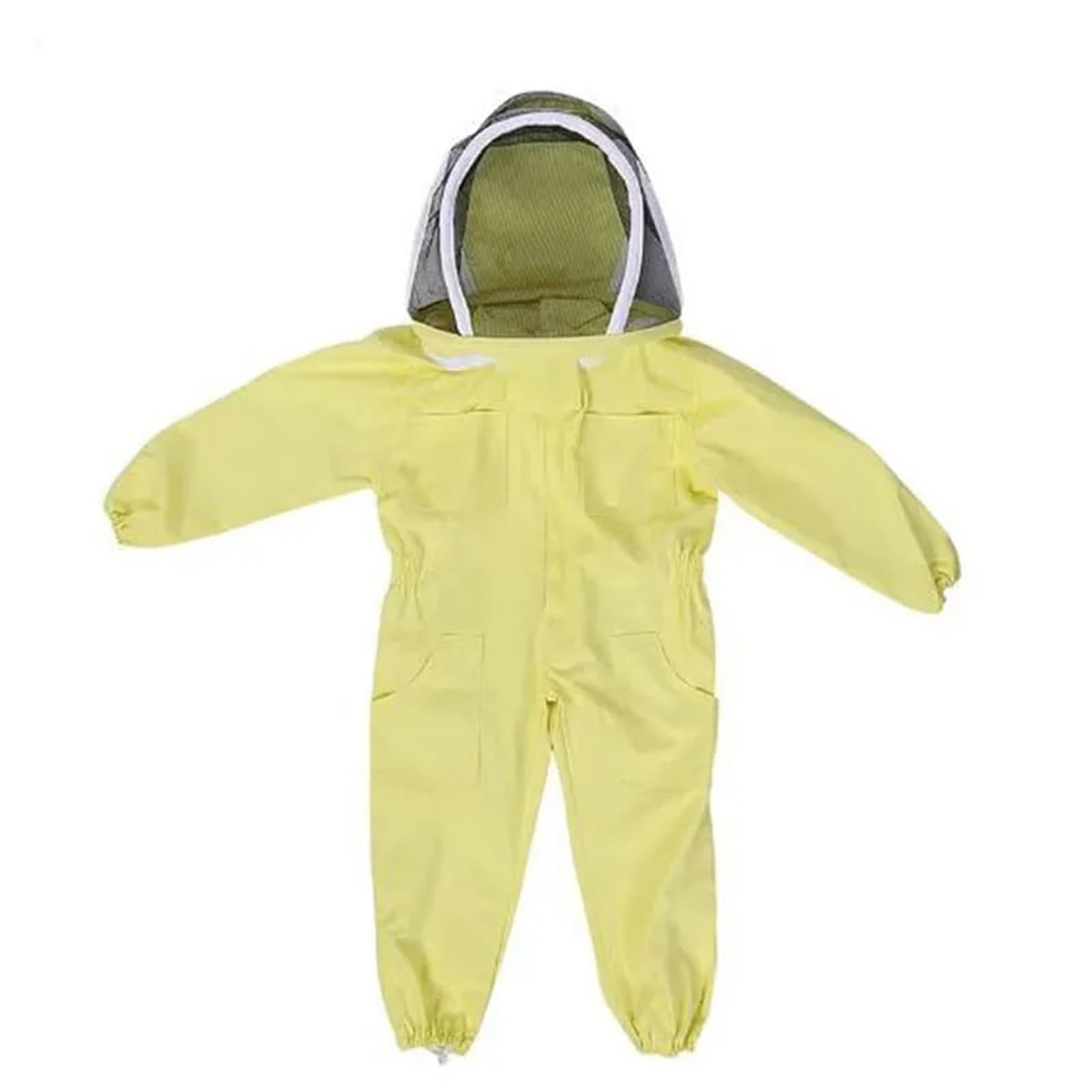 Dcdcd Giallo Apiculture Children Anti-Bee Suit Breathable Suit For Kids Beekeeping Practice Kid Beekeeping Clothing Beekeeping Tools(,M)
