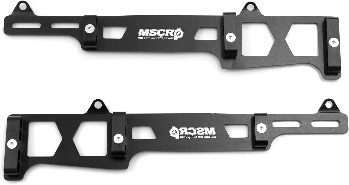 GSKMOTOR Chrome Linear Spark Plug Wire Separators Divider