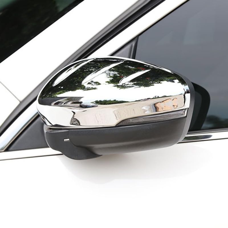 Calotta Specchietto Auto per Ford Kuga MK3 2019 2020 2021 2022 2023 2024, Auto Specchietti Laterali Copertura Retrovisore Protezione dello Specchio Pezzi modificati,A Silver