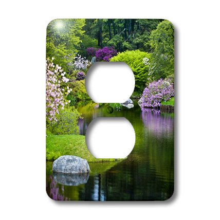 2 prises de courant 3dRose Maine Asticou Azalea Gardens Us20 - 4