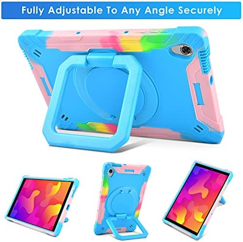 KATUMO Compatible with Lenovo Tab M10 HD 10.1" (2nd Gen) Cover(TB-X306F/X306X) , Swivel Stand & Hand Strap Shockproof Case [NOT FOR M10 TB-X605F/ M10 HD TB-X505/ M10 FHD Plus 10.3" TB-X606F/X606X]