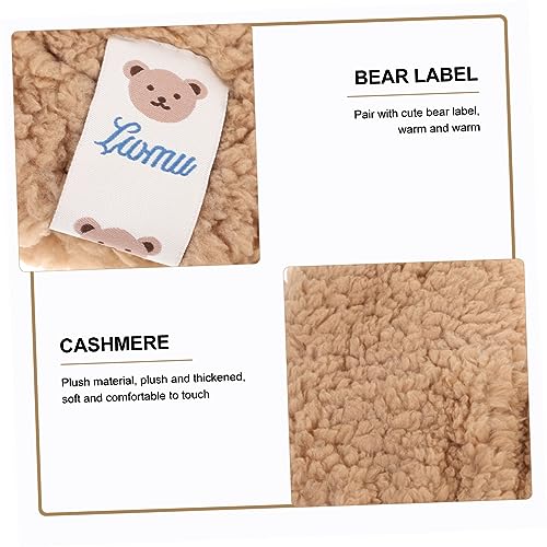 Winter Warm Boys and Girls Gloves Year Old Thicken Plush Mittens Cartoon Gloves3