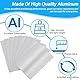 SLTAXAR 8 Stück Aluminium Platte 0.5mm Dünne Aluplatte 30cm X 20cm Aluminiumplatte mit Schutzfolie Alubleche Aluminiumblech 0,5mm Dicke Aluminium Blech Alublech für Modellbau Messebau Diy Handwerk