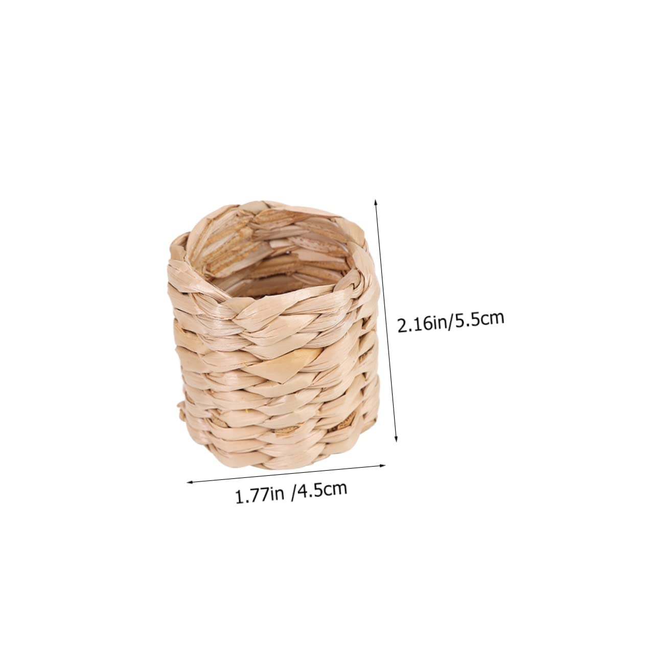 Amosfun Lot De 2 Serviettes en Jute Décoratives Style Pastoral pour Table À Manger 12 Pièces X 2
