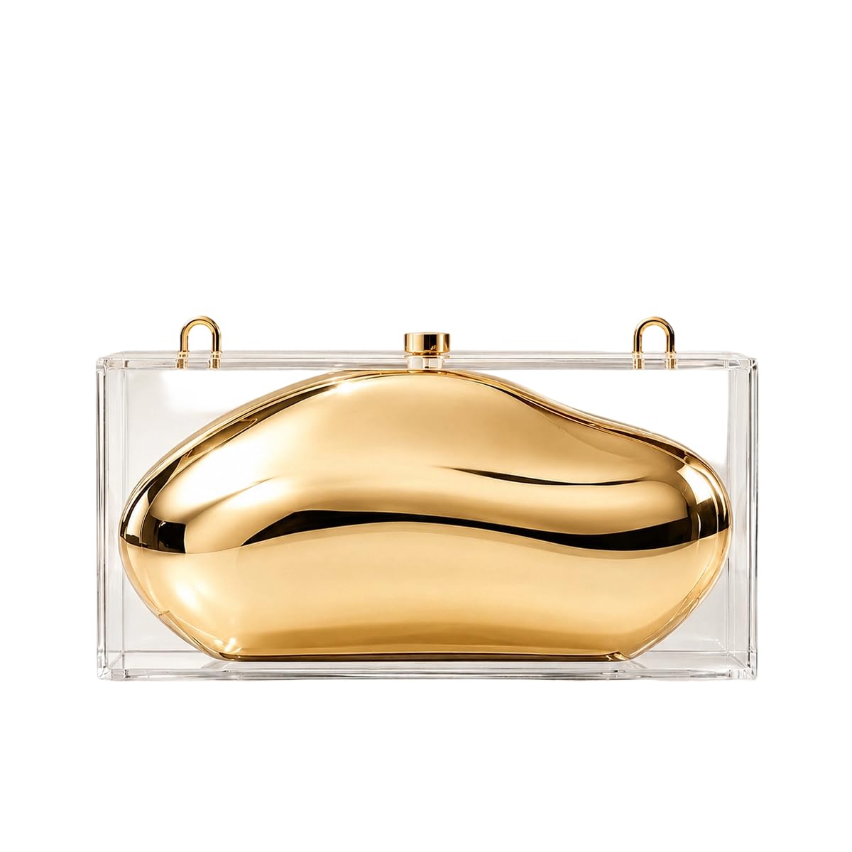 Metallic Acrylic Women Evening Clutch for Party Prom Wedding