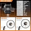 BAFANG Ebike Conversion Kit 48V 1000W - Rear Hub Motor for 20 & 26 Fat Tire Bikes with Display Options (No Battery Included) | Conquer Deep Snow, Winter Trails, Sand & Off-Road Terrain