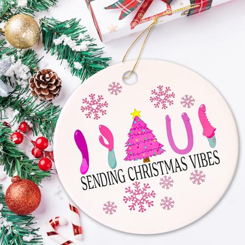 Funny Christmas Ornaments 2026, Adult Naughty Ornament for Exchange, Inappropriate Tacky Ugly Ornaments for Tree - Funny Gifts, Gag Gifts for Christmas, White Elephant Gift for Adults - image 3