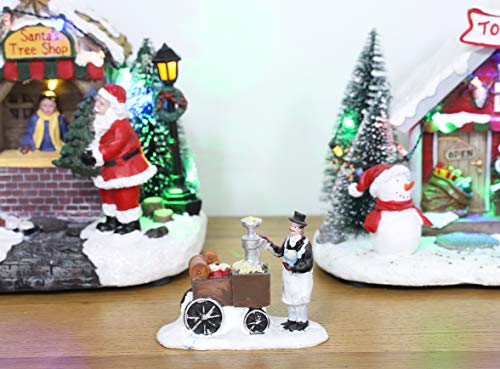 Toyland® Mini Resin Christmas Collectible Ornament - Village Scene Accessories - Xmas Figures (Popcorn Machine 3.5 x 2.1 Inch) - Image 2