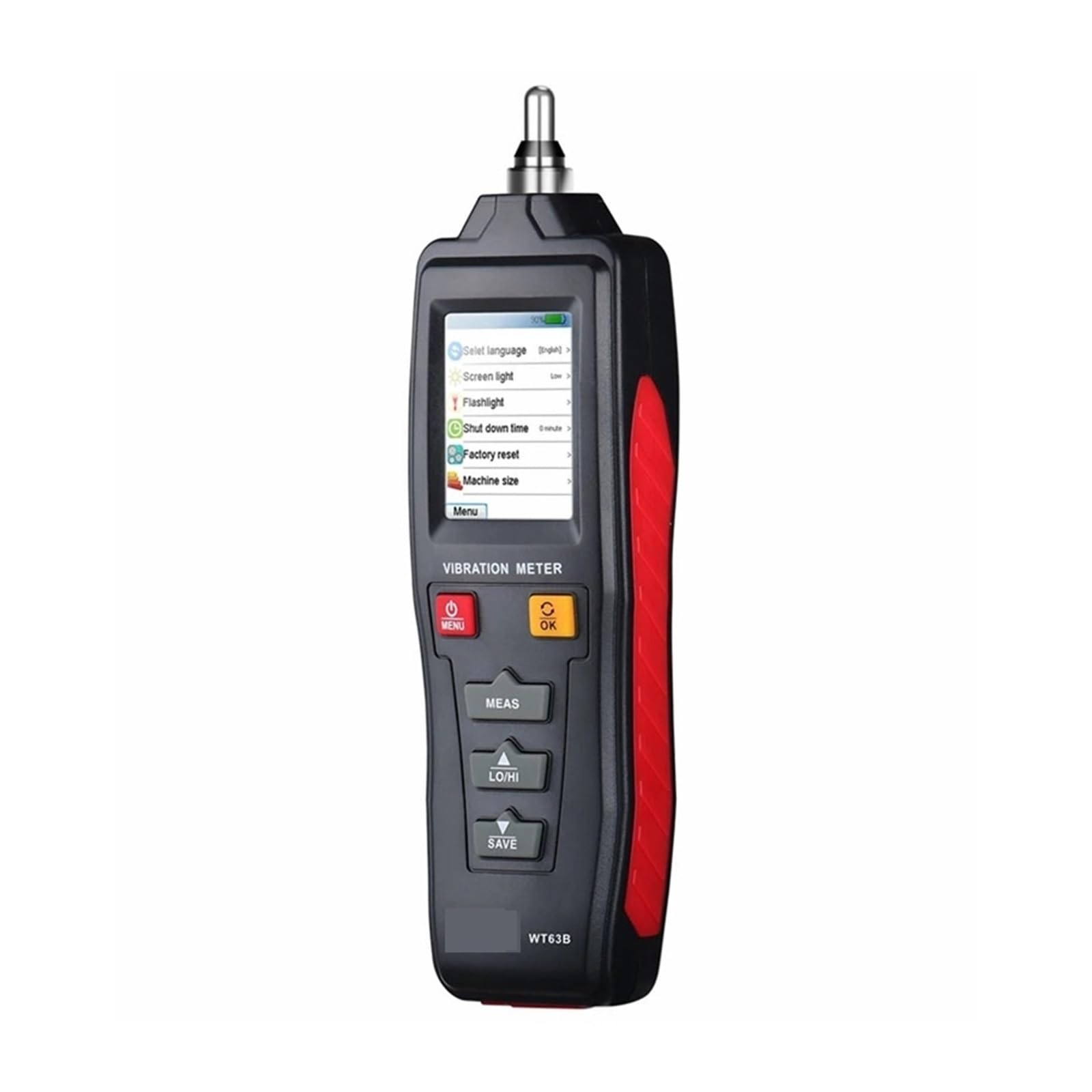 Gqnblvhzupdm One Color Vibration Tester Wt63b Vibration Meter Handheld Digital Vibraciones Portable Analyzer Instrument Vibrator Tester Measuring