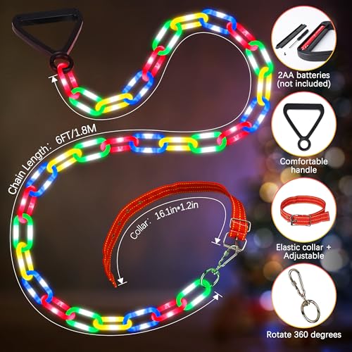 60% Off Joomer 6FT Light-Up Dog Leash with 8 LED Modes