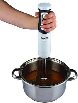 arnica GH21590 Diva Hand Blender Set, 1.1 L Hopper, 1200 W, White