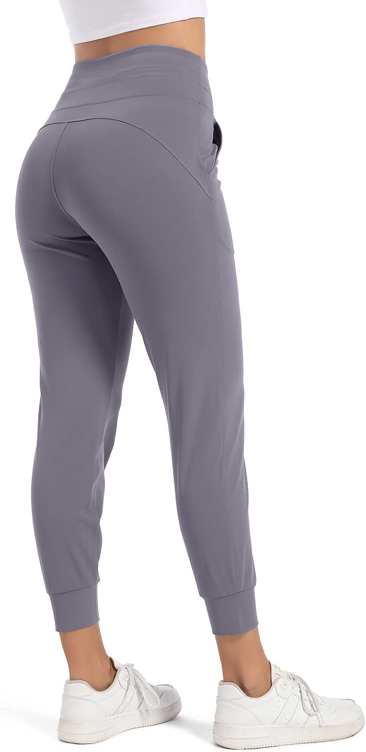 STRETCHUP Women's Joggers Pants Lightweight Running Sweatpants with Pockets Athletic Tapered Casual Pants for Workout,Lounge - Image 3