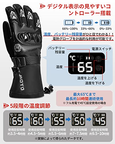 電熱グローブ【国内バイク用品企業開発&デジタル表示コント