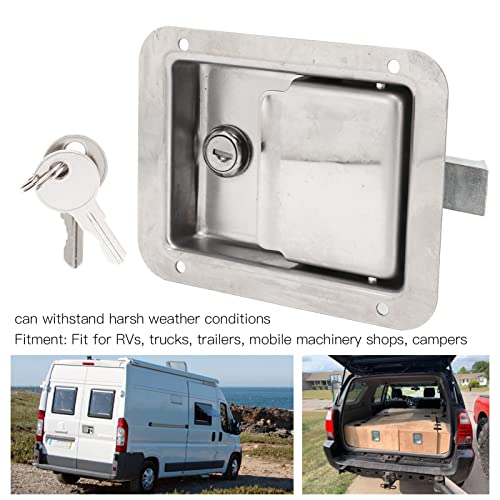 Serrure de boîte à outils RV en acier inoxydable avec loquet robuste camion - 3