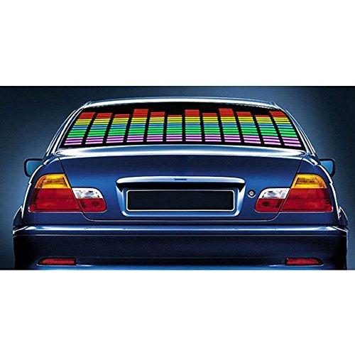 Esupport 45 X 11Cm Sound Music Activate Sensor Car Auto Sticker Led Light Equalizer Glow #TOP1