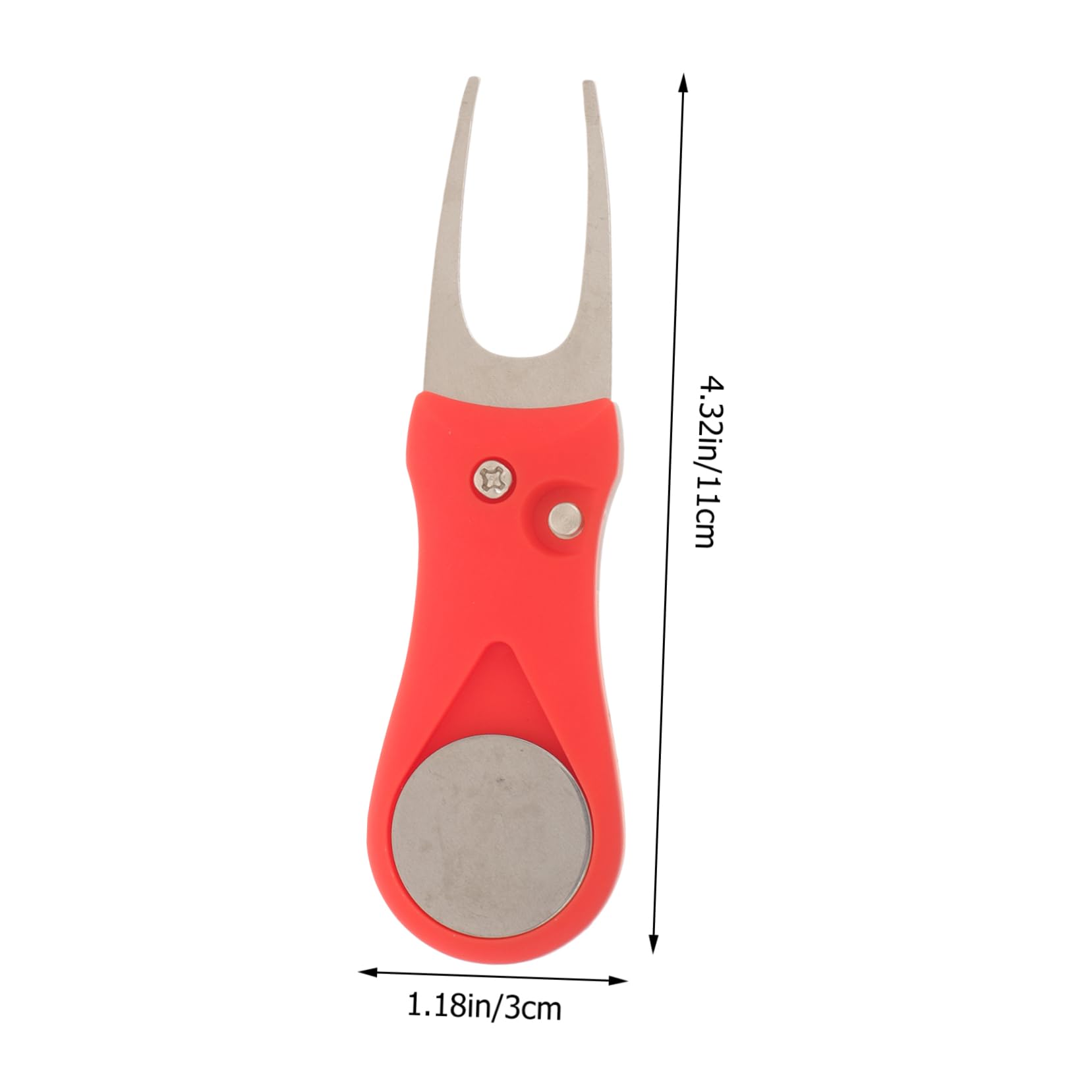 Abaodam Portable Golf Divot Repair Tool Wear Resistant Fork for Lawn Repair Lightweight and Easy to Carry Essential Outdoor Golfing Accessory