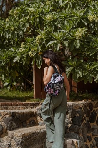 Image of Roxy Women's Always Core Backpack | Travel | Everyday Carry | Beach | Polyester | 8L Capacity - Coral Palm Haze