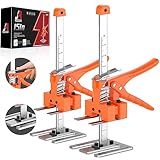 Labor Saving Arm Jack Handle 2 Pack,15 in Construction Jack,Multifunctional Furniture Jack for Installing Cabinets and Wall Tile Height Adjuster Handheld Lifter Tool, Load 400LBS